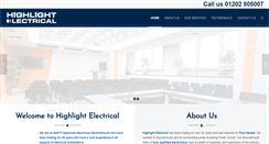 Desktop Screenshot of highlightelectrical.com